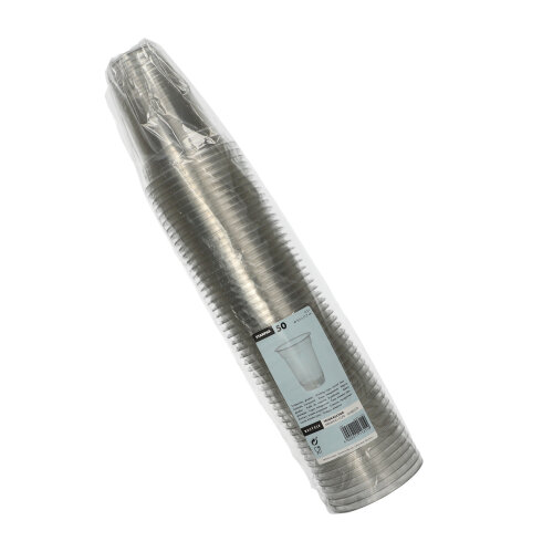 50 Trinkbecher "Hurricane", PET 0,3 l Ø 9,5 cm · 11,7 cm glasklar 9600 Trinkbecher "Hurricane", PET 0,3 l Ø 9,5 cm · 11,7 cm glasklar