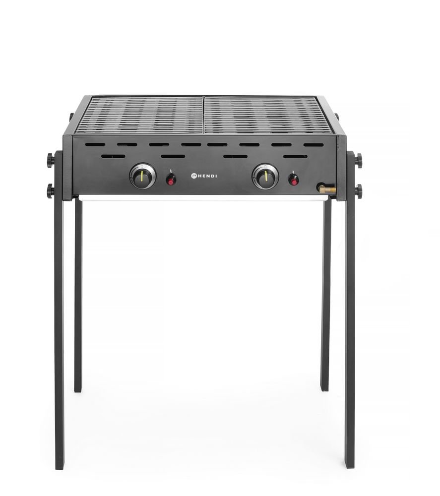 Gasgrill Roast-Master Pro Schwarz, HENDI, Schwarz, 11,6kW, 790x560x(H)900mm Gasgrill Roast-Master Pro Schwarz, HENDI, Schwarz, 11,6kW, 790x560x(H)900mm