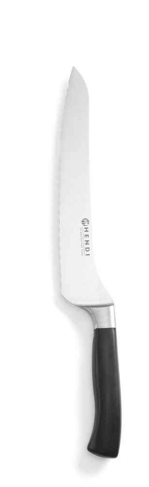 Brotmesser, HENDI, Profi Line, angehoben, Schwarz, (L)340mm