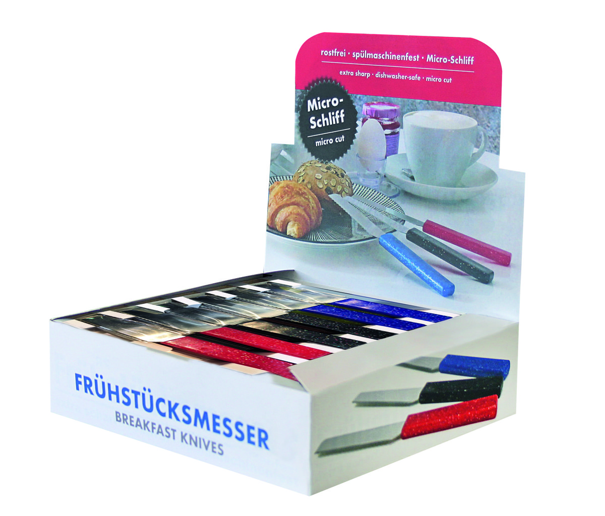 Thekendisplay Frühstücksmesser, 30 Messer/Display