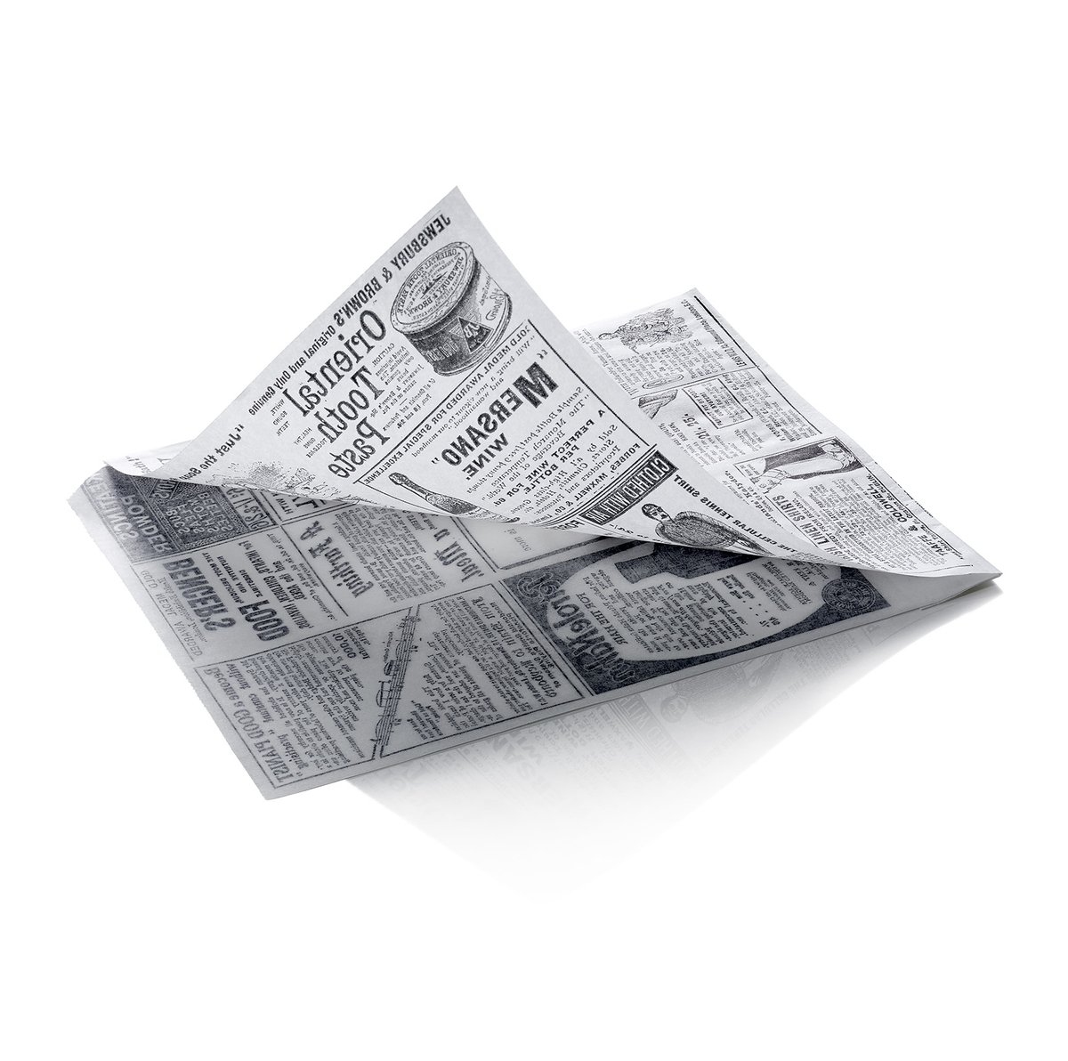 Takeawaytüte Times White Set WRAP & GO, 17 x 18 cm, Set á 500 Stück, 2-seitig geöffnet, Fettpapier Takeawaytüte Times White Set WRAP & GO, 17 x 18 cm, Set á 500 Stück, 2-seitig geöffnet, Fettpapier