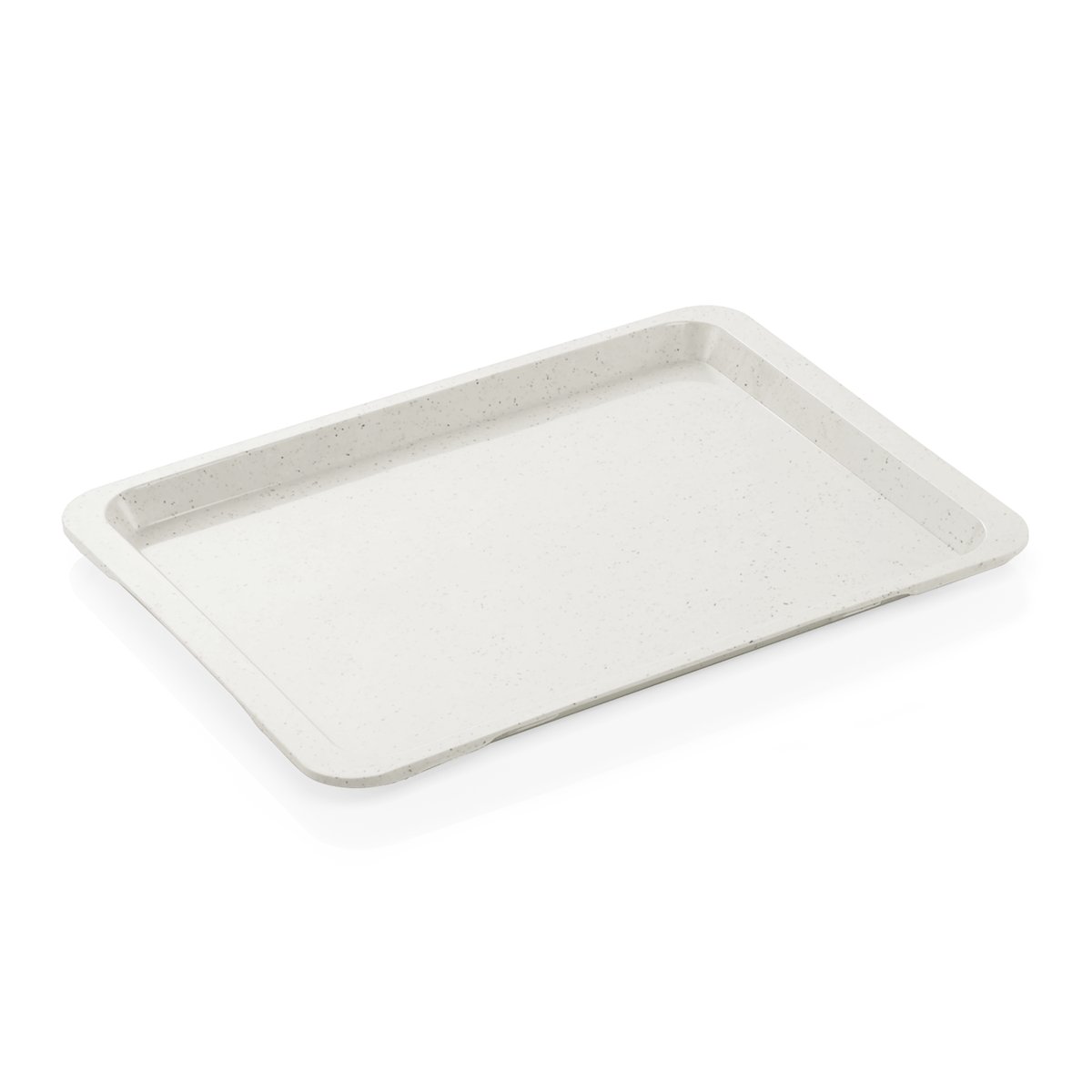 GN 1/2 Tablett milchweiß mit kleinen Punkten