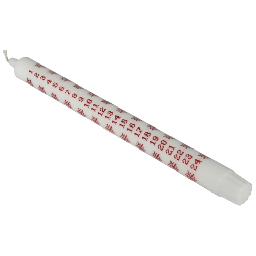 4608 Kalenderkerze Ø 22 mm · 290 mm weiss