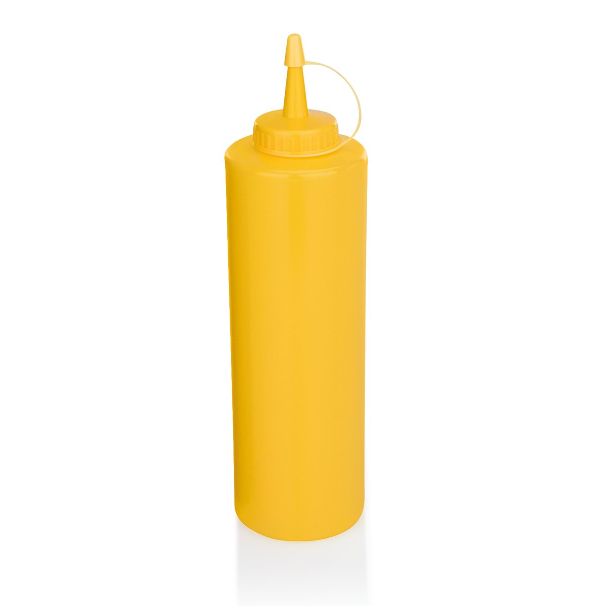 Quetschflasche 700 ml, Ø 7 cm, gelb