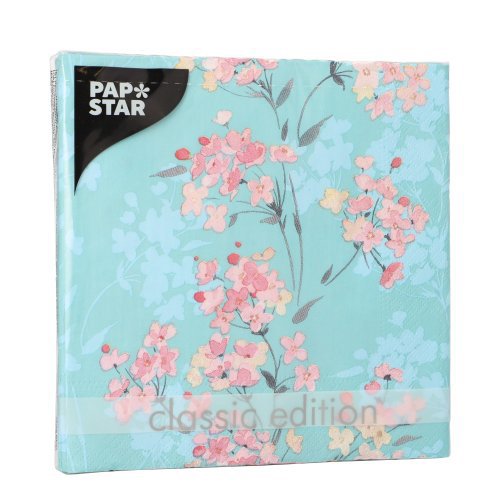 20 Servietten, 3-lagig 1/4-Falz 33 cm x 33 cm "Flower Tendril" 22800 Servietten, 3-lagig 1/4-Falz 33 cm x 33 cm "Flower Tendril"