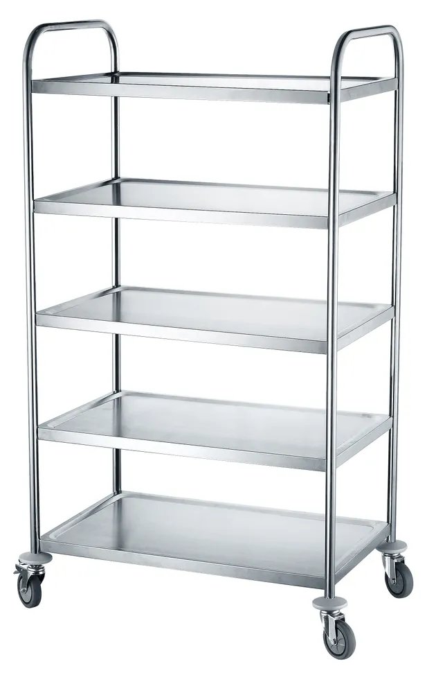 Servierwagen mit 5 Regalböden, 905x585x(H)1545mm