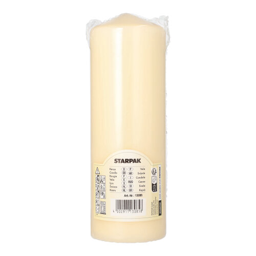 1 Stumpenkerze Ø 70 mm · 200 mm creme 624 Stumpenkerze Ø 70 mm · 200 mm creme