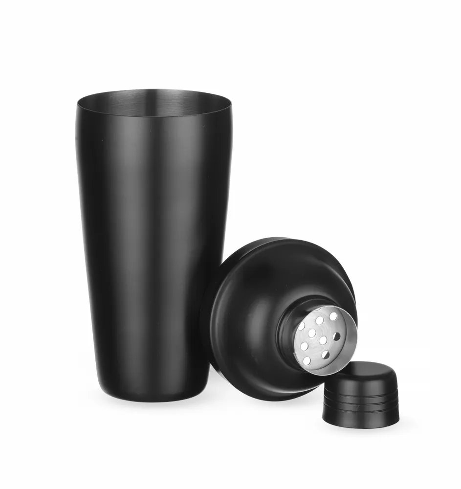 Cobbler Shaker, 3-teilig, BarUp, Schwarz, ⌀85x(H)240mm