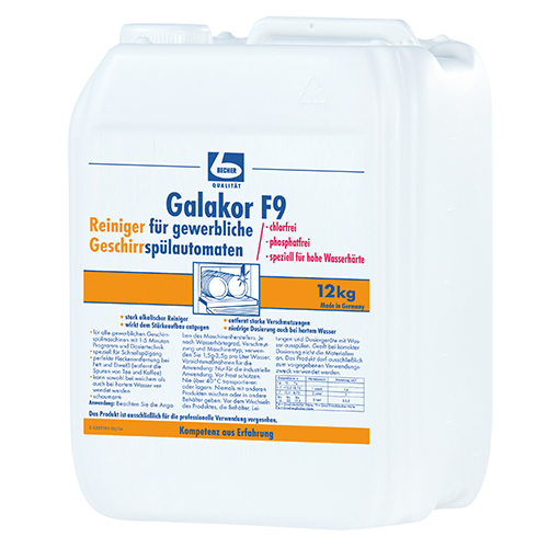 kg "Dr. Becher" Galakor F9 Geschirrreiniger 10 l