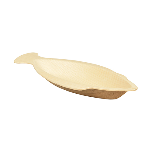 4200 Teller, Palmblatt "pure" 24 cm x 11 cm x 2,5 cm "Fisch"