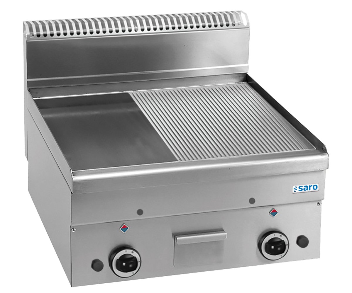 Gasgrillplatte1/2glatt1/2gerillt1000x600ModellGFT66LR Gasgrillplatte1/2glatt1/2gerillt1000x600ModellGFT66LR