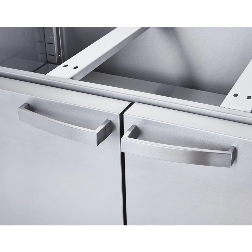 Geschlossener Unterbau mit Flügeltüren, B. 1200 mm, Serie 700 ND Geschlossener Unterbau mit Flügeltüren, B. 1200 mm, Serie 700 ND