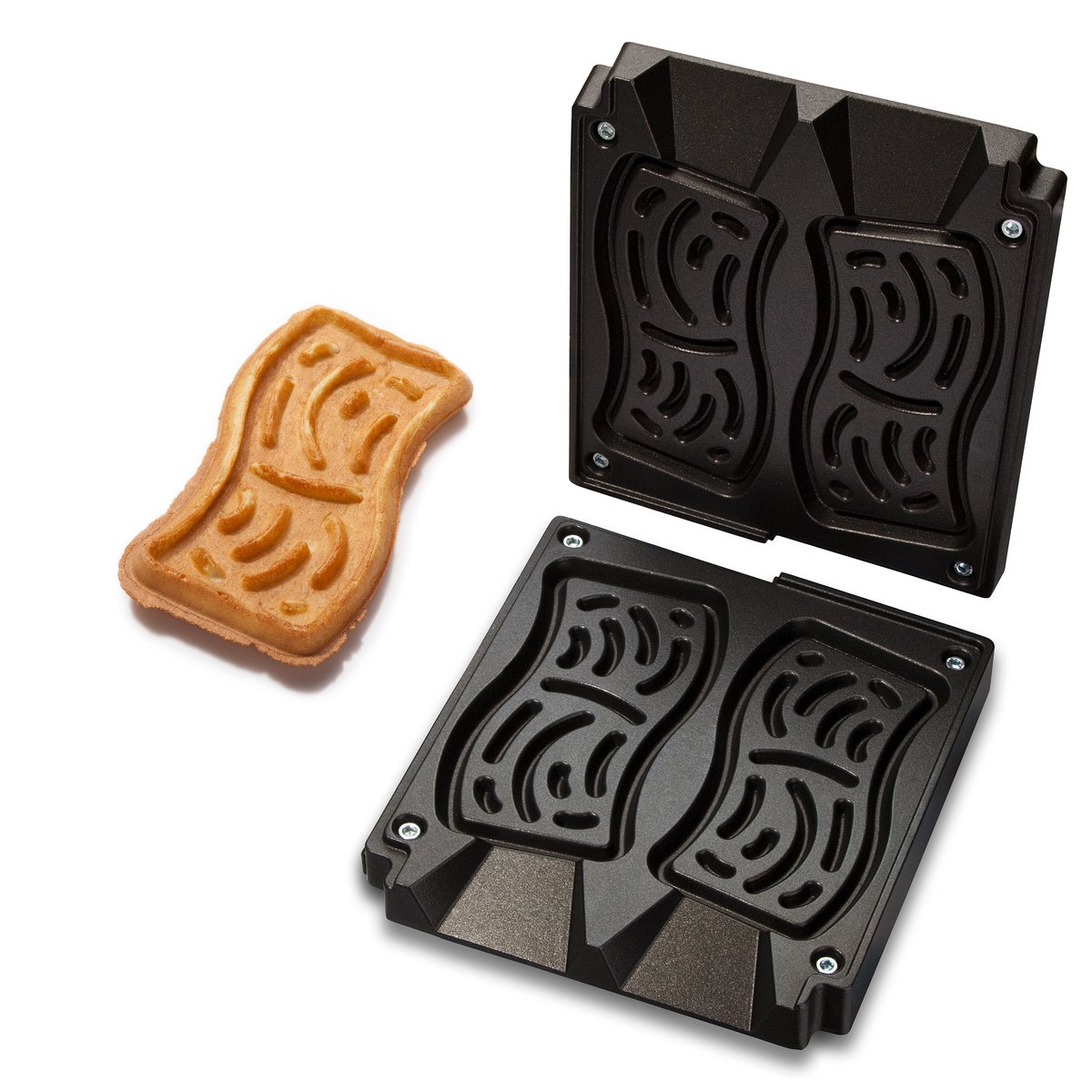 Kartoffel-Waffel Backplattensatz für Helios Vertikal-Backsystem