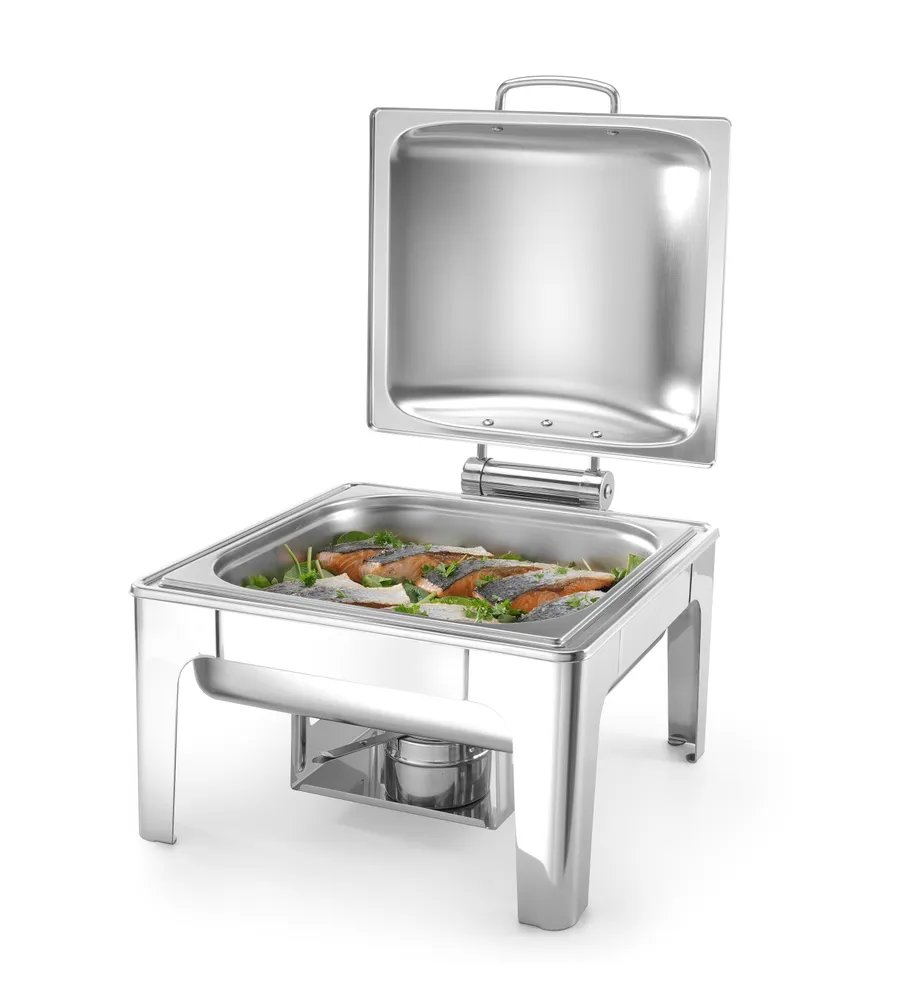Chafing Dish GN 2/3, satiniert, Profi Line, 6L, 395x430x(H)290mm