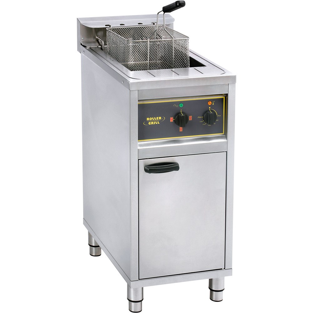ROLLER GRILL Standfritteuse mit einem Becken 16 L, 400x600x980 (BxTxH), 12 kW ROLLER GRILL Standfritteuse mit einem Becken 16 L, 400x600x980 (BxTxH), 12 kW