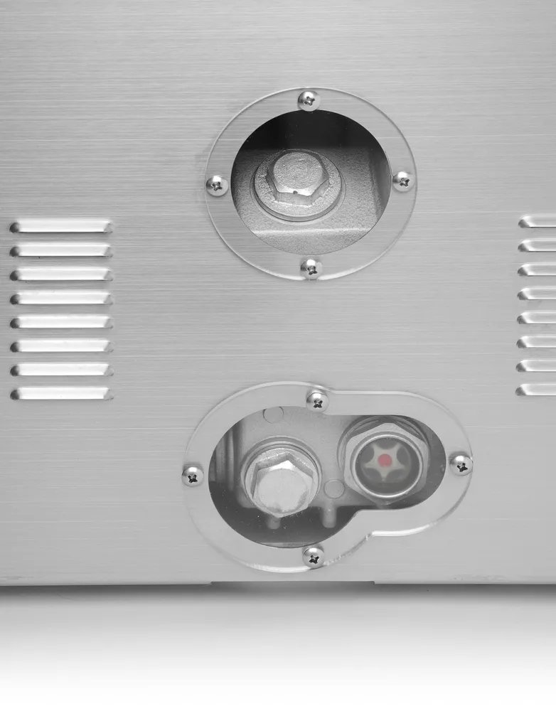 Vakuumkammer-Verpackungsmaschine Profi Line 410, Profi Line, Dichtungsband: 410 mm, 230V/1100W, 510x625x(H)455mm Vakuumkammer-Verpackungsmaschine Profi Line 410, Profi Line, Dichtungsband: 410 mm, 230V/1100W, 510x625x(H)455mm