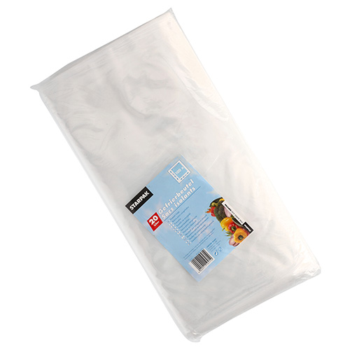 1000 Gefrierbeutel, LDPE 20 l 60 cm x 40 cm transparent 20000 Gefrierbeutel, LDPE 20 l 60 cm x 40 cm transparent