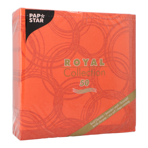 250 Servietten "ROYAL Collection" 1/4-Falz 40 cm x 40 cm nektarine "Bubbles" 12500 Servietten "ROYAL Collection" 1/4-Falz 40 cm x 40 cm nektarine "Bubbles"