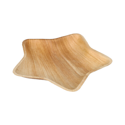 6 Teller, Palmblatt "pure" 2,3 cm x 22,3 cm x 20 cm Stern 1680 Teller, Palmblatt "pure" 2,3 cm x 22,3 cm x 20 cm Stern