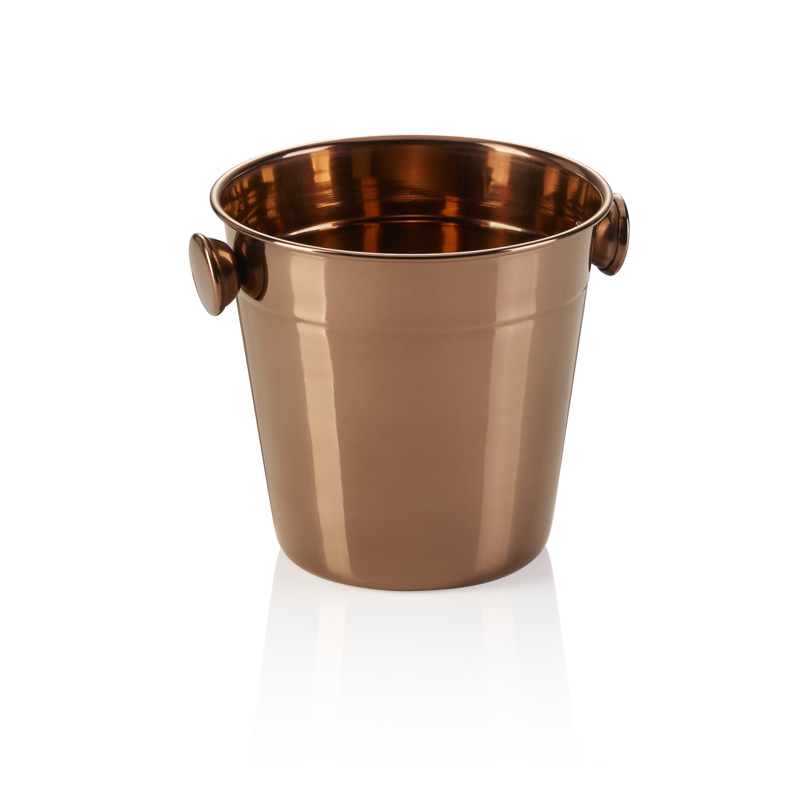 Mini Eiseimer, Ø 11 cm, Höhe 11 cm, 0,50 ltr., PVD bronze, Chromnickelstahl