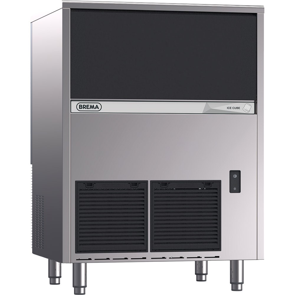 BREMA Eiswürfelbereiter wassergekühlt, 80kg/24h, Abmessung 738 x 600 x 1030 mm (BxTxH) BREMA Eiswürfelbereiter wassergekühlt, 80kg/24h, Abmessung 738 x 600 x 1030 mm (BxTxH)