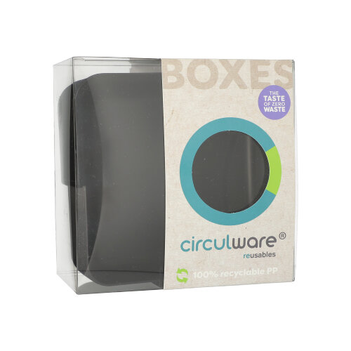 Circulware by Haval Mehrweg-Schalen Mix & Match eckig 3 cm x 15,6 cm x 15,6 cm schwarz Circulware by Haval Mehrweg-Schalen Mix & Match eckig 3 cm x 15,6 cm x 15,6 cm schwarz