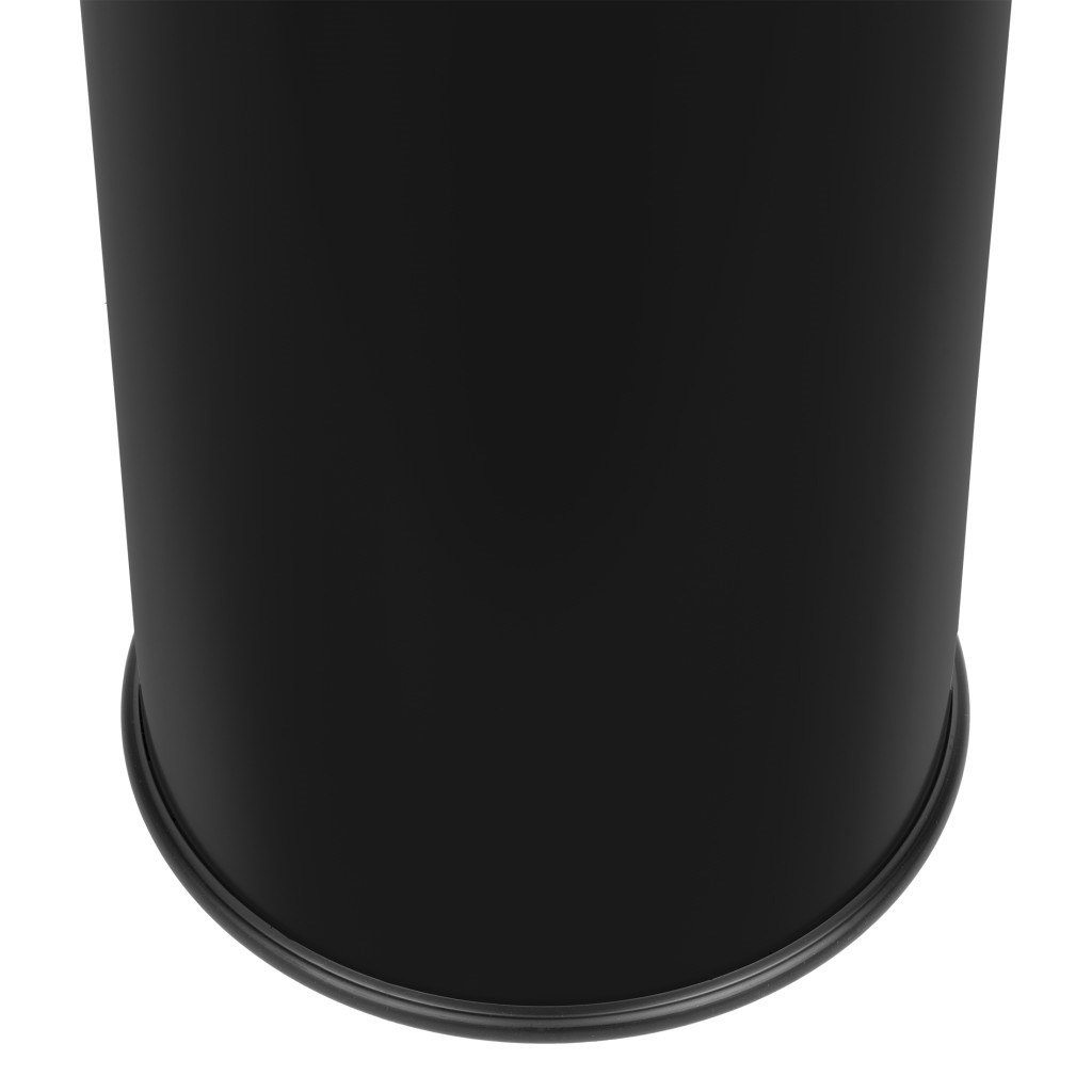 Standaschenbecher mit Papierkorb, schwarz