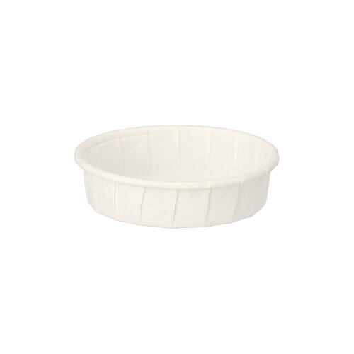60000 Dressingbecher, Papier "pure" 25 ml Ø 6 cm · 1,5 cm weiss