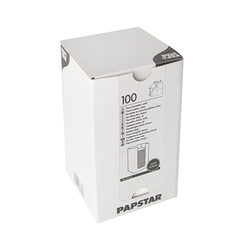 1400 Servietten, 2-lagig "PUNTO" 1/4-Falz 20 cm x 20 cm weiss mikrogeprägt, in Spenderbox 35000 Servietten, 2-lagig "PUNTO" 1/4-Falz 20 cm x 20 cm weiss mikrogeprägt, in Spenderbox