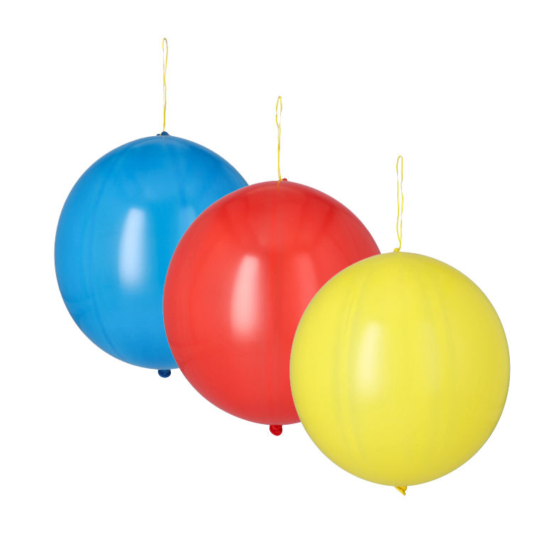 3 Punch Ballons Ø 40 cm farbig sortiert 7200 Punch Ballons Ø 40 cm farbig sortiert