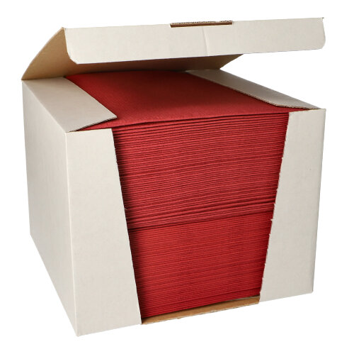12000 Servietten "ROYAL Collection" 1/4-Falz 40 cm x 40 cm bordeaux