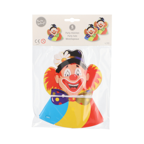 9600 Hütchen "Clowngesicht"