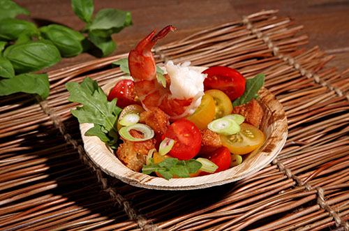 8400 Schalen, Palmblatt "pure" rund 200 ml Ø 13 cm · 3 cm