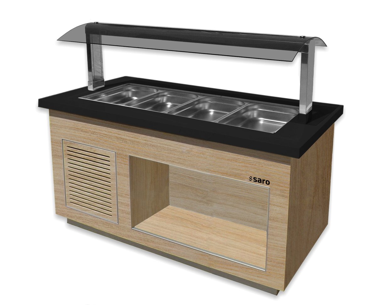 HeißesBuffetfür4x1/1GN,ModellPREMIUMLINESB-H170OAK