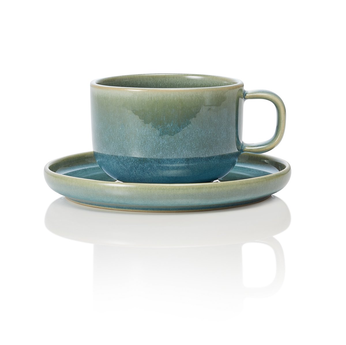Ober- und Untertasse 0,2 L, (H) 6 cm