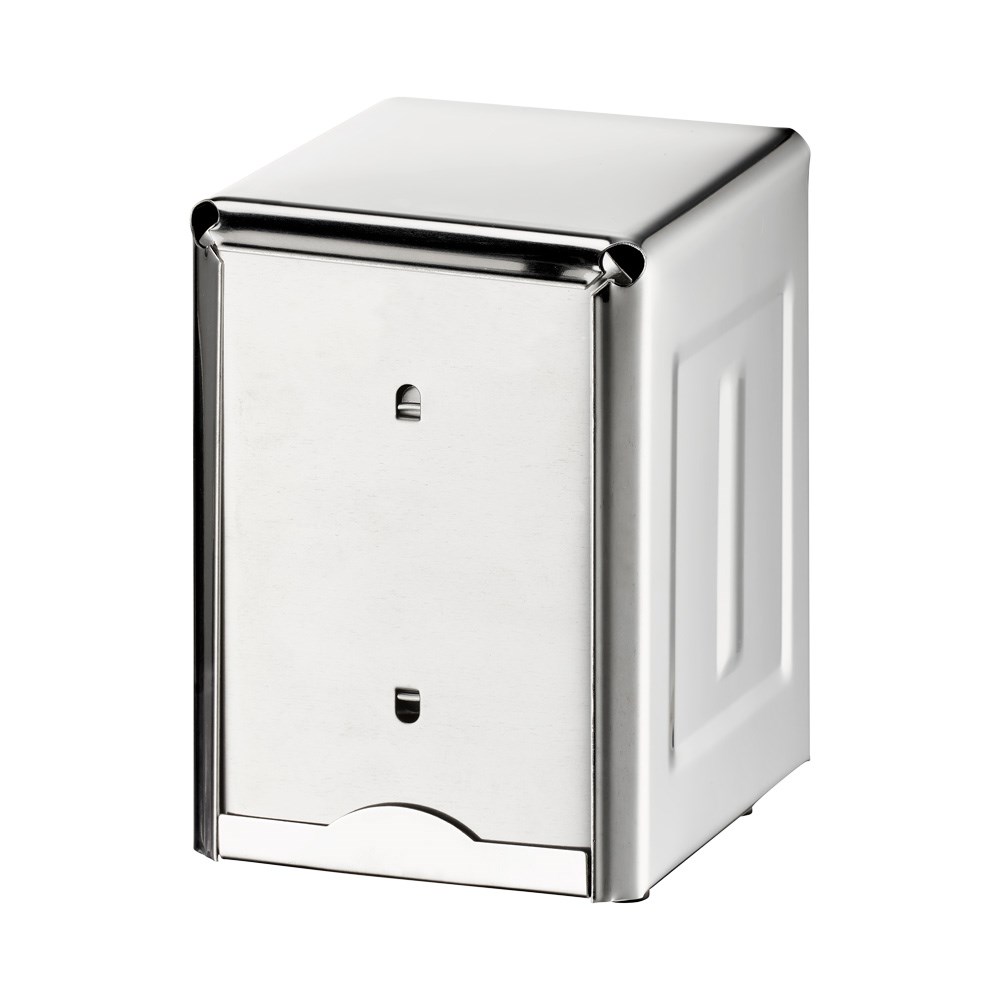 Serviettenspender für Spenderservietten, gefalzt auf 12x9 cm Serviettenspender für Spenderservietten, gefalzt auf 12x9 cm