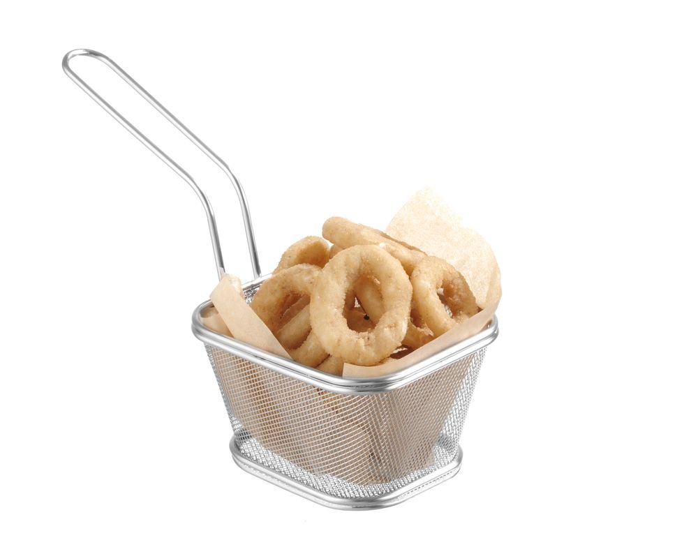 Miniatur-Frittierkörbe stapelbar, HENDI, 130x115x(H)80mm