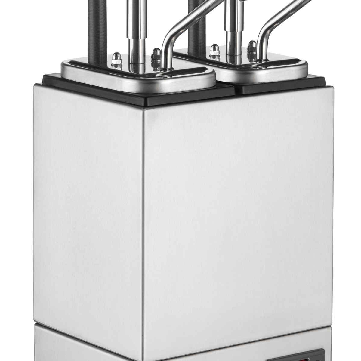 Soßenspender 2x 3 Liter beheizt mit 2 Pumpen
