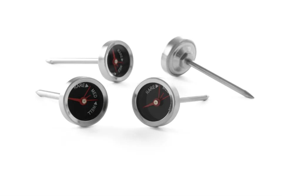 Steak-Thermometer – Set mit 4 Stück, 4 Stk., ⌀25x(H)70mm
