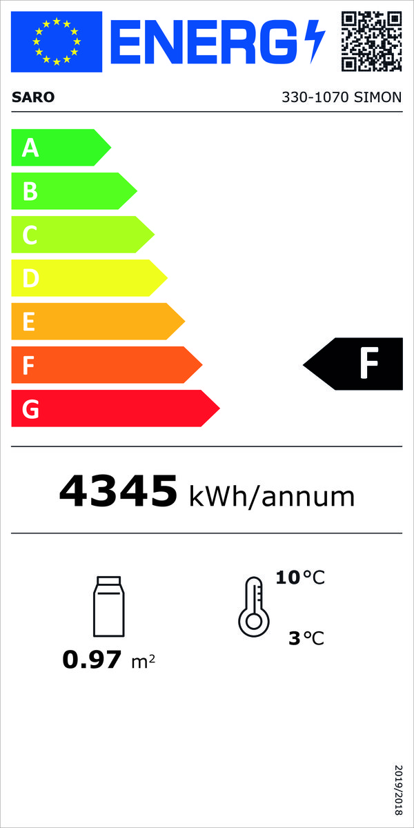 Kühlregal220Liter,ModellSIMON