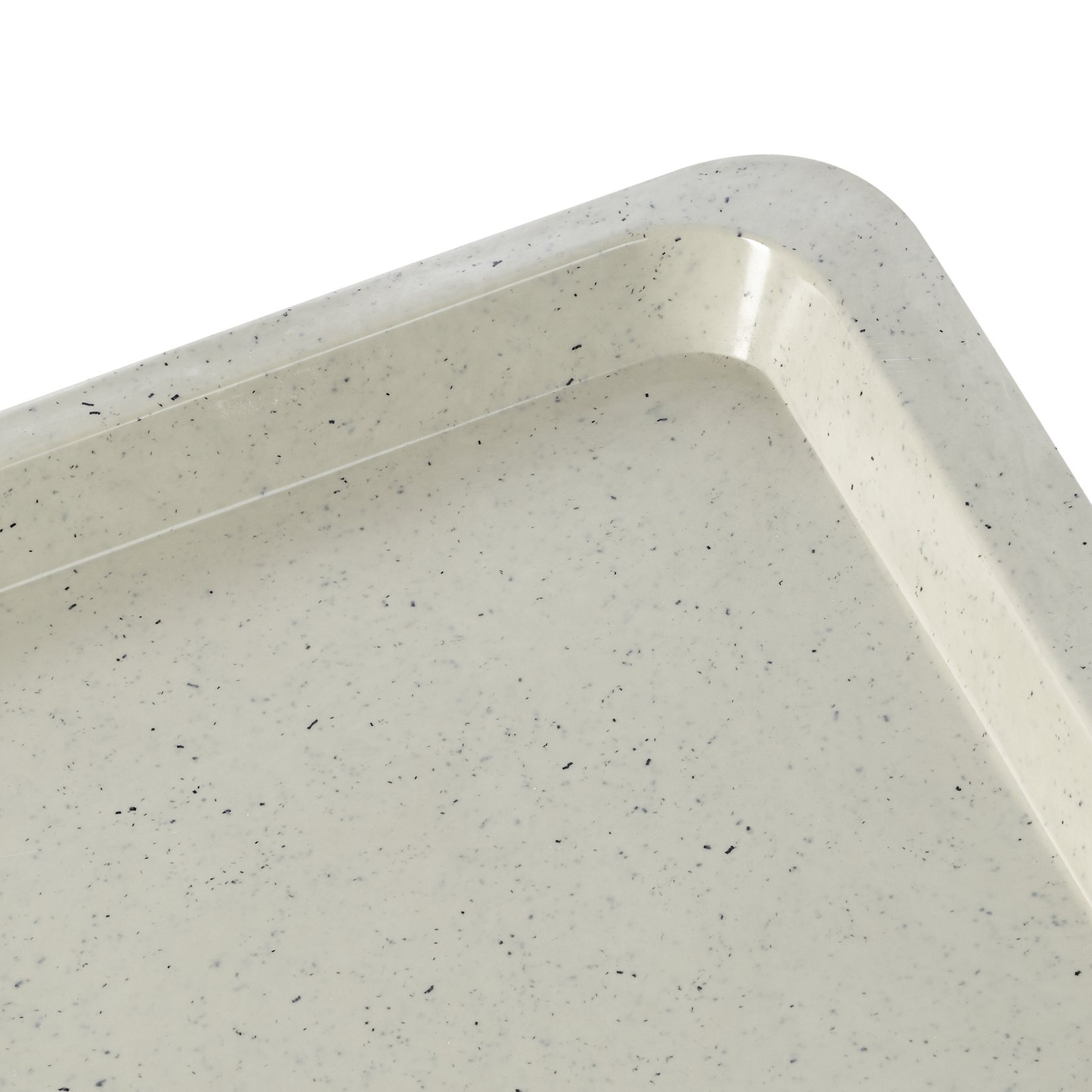 GN 1/2 Tablett milchweiß mit kleinen Punkten