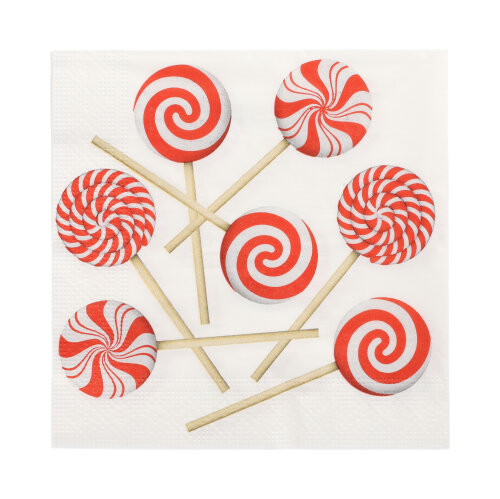 20 Servietten, 3-lagig 1/4-Falz 33 cm x 33 cm "Sweets" 21600 Servietten, 3-lagig 1/4-Falz 33 cm x 33 cm "Sweets"