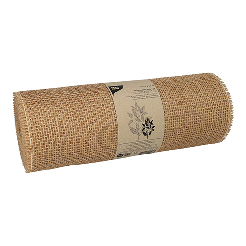 168 Dekoband Jute 10 m x 30 cm natur auf Rolle