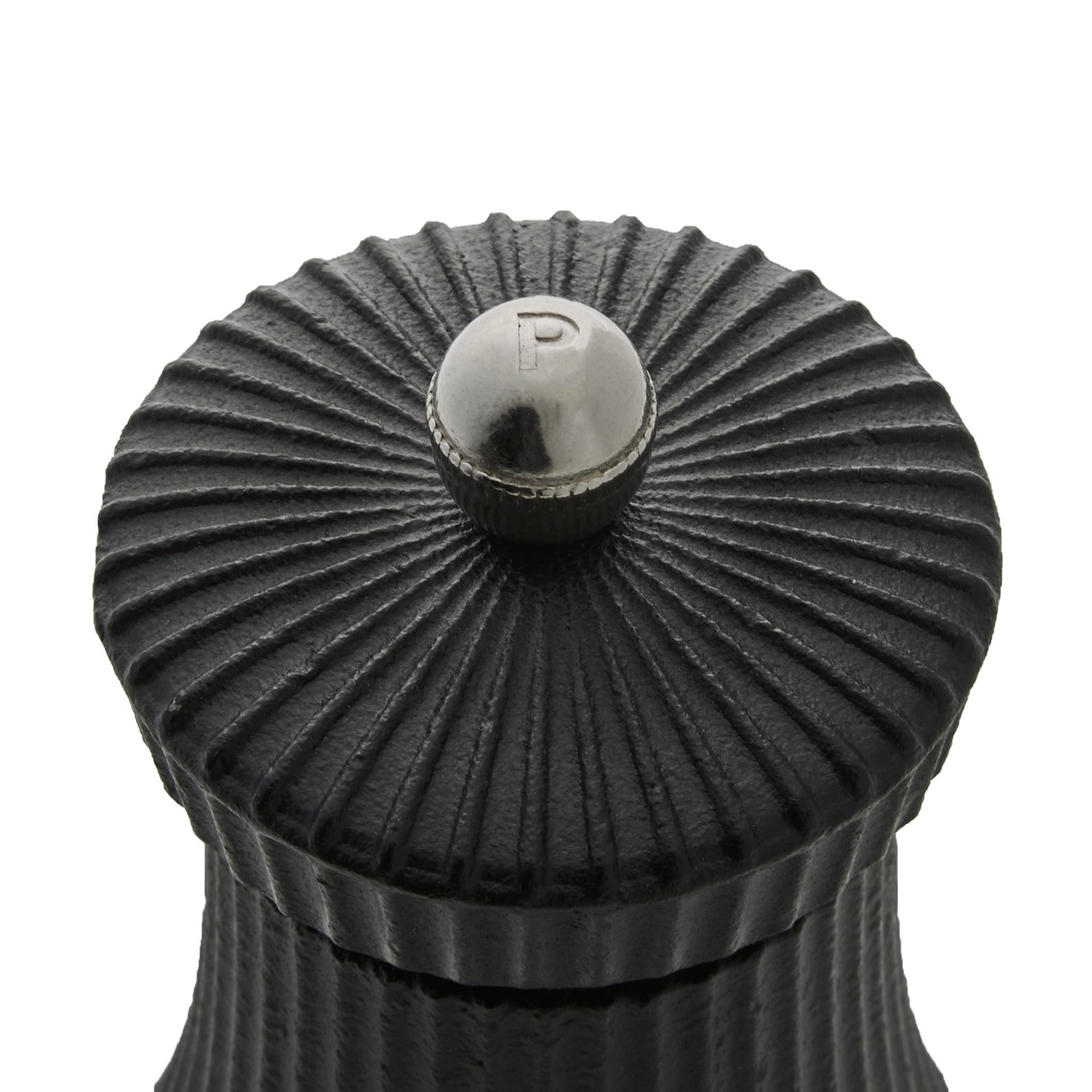 Pfeffermühle mit Carbonstahl Mahlwerk IRON CRUSH, Höhe 9,5 cm, weiß, Gusseisen