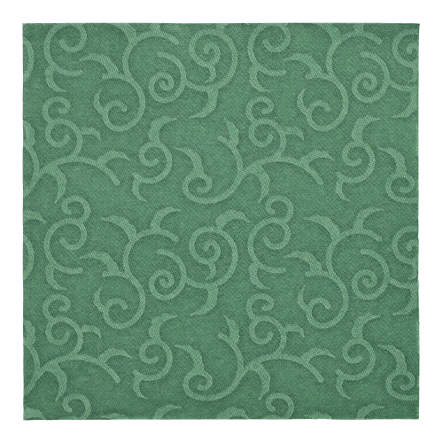 12500 Servietten "ROYAL Collection" 1/4-Falz 40 cm x 40 cm dunkelgrün "Casali"