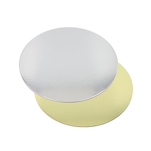 4200 Tortenplatten rund Ø 20 cm · 0,3 cm gold/silber