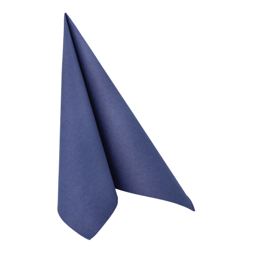 250 Servietten "ROYAL Collection" 1/4-Falz 40 cm x 40 cm dunkelblau 12500 Servietten "ROYAL Collection" 1/4-Falz 40 cm x 40 cm dunkelblau in Papierverpackung