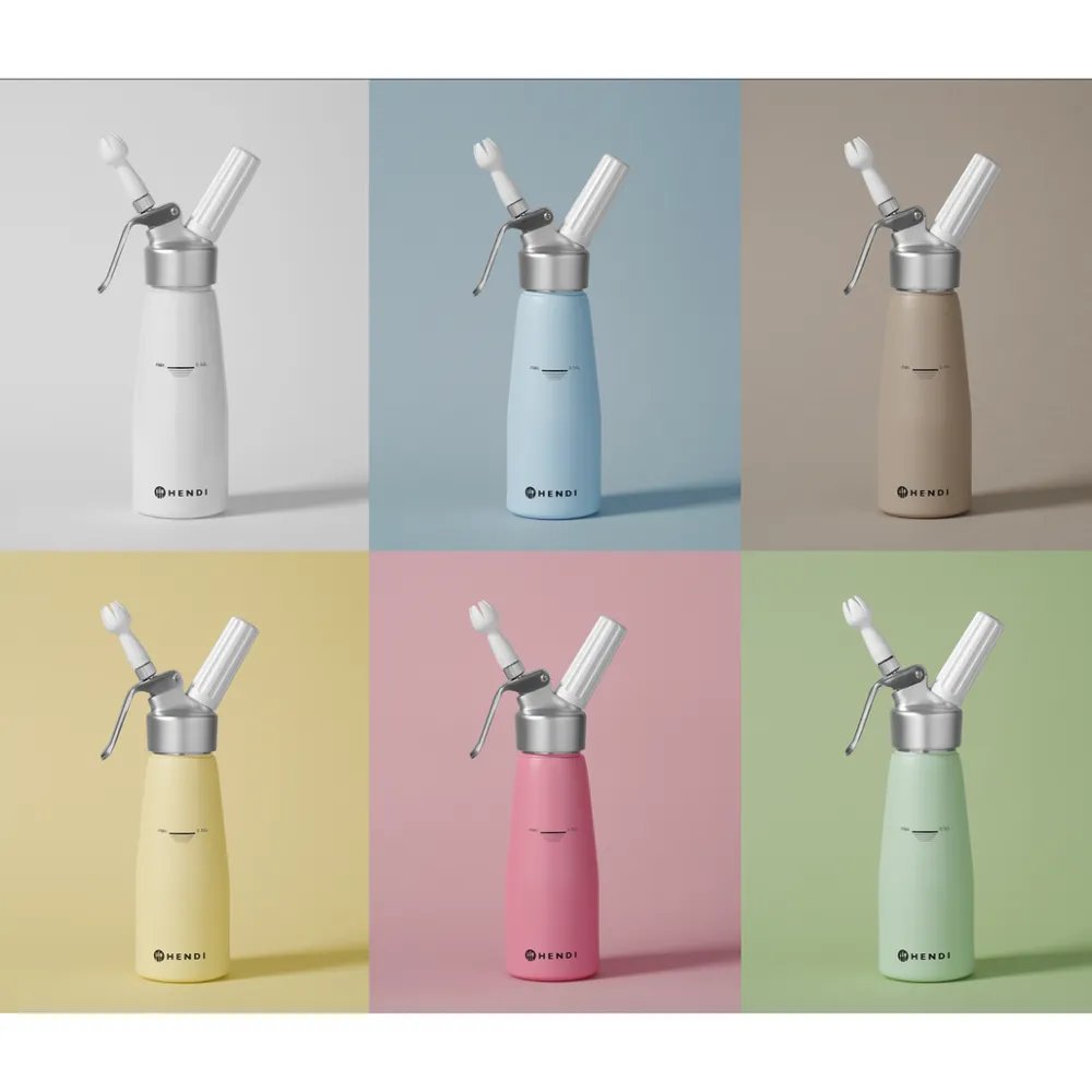 Sahnespender, 0,5L, Taupe