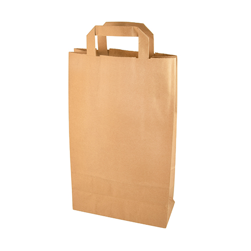 5600 Tragetaschen, Papier 36 cm x 22 cm x 10 cm braun mit Tragegriff