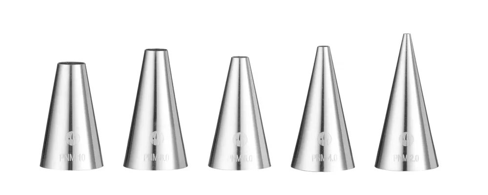 Spritztüllen - glatt, ø2-4-6-8-10